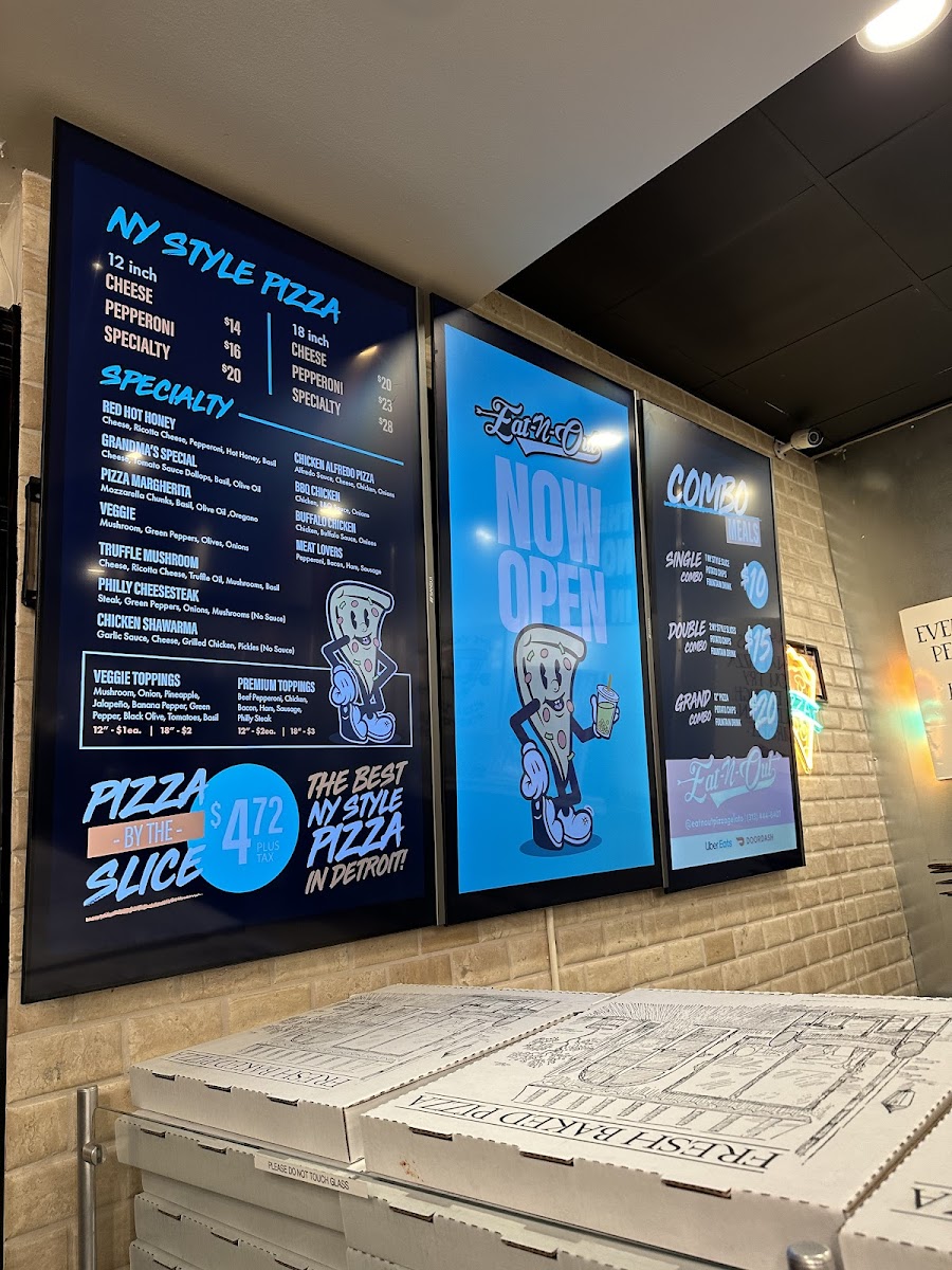 Eat-N-Out Pizza Menu - Image 2